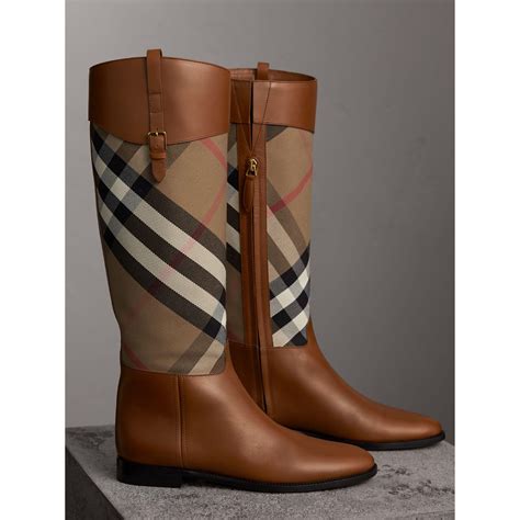 burberry boots black leather|burberry boots outlet.